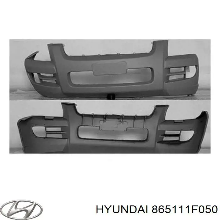 86511-1F050 Hyundai/Kia pára-choque dianteiro