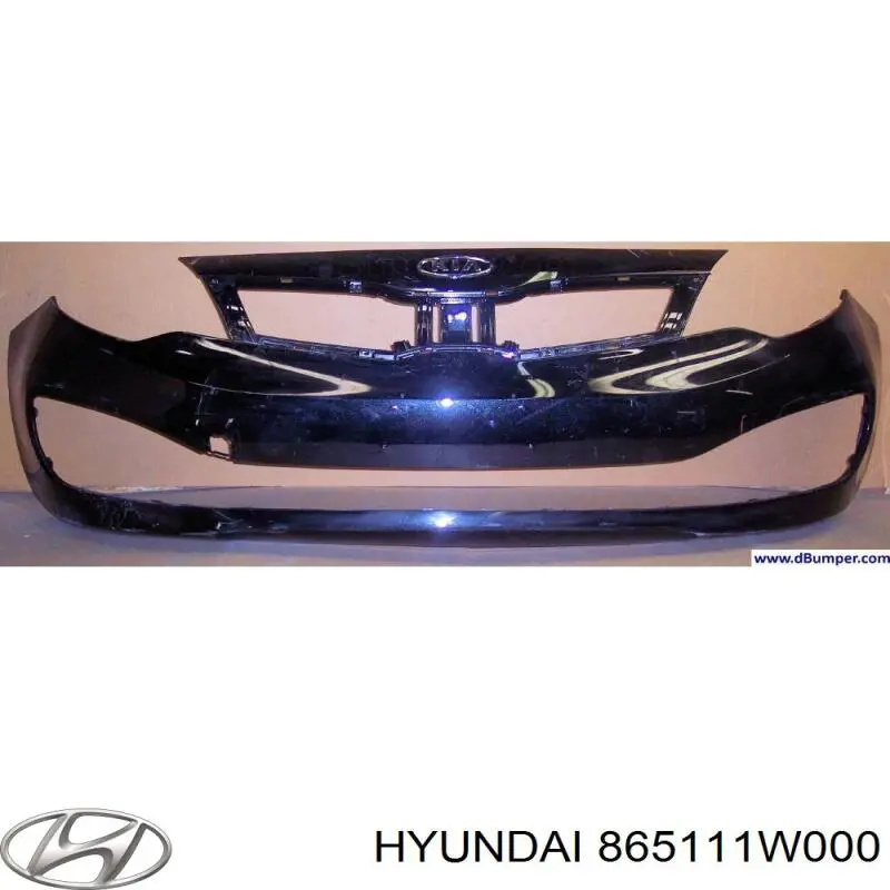 865111W000 Hyundai/Kia Бампер передний в сборе