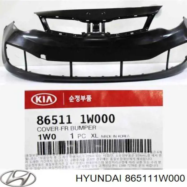 865111W000 Hyundai/Kia передний бампер