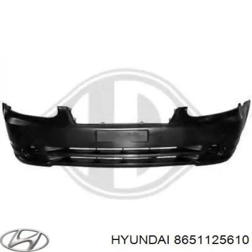 8651125610 Hyundai/Kia передний бампер