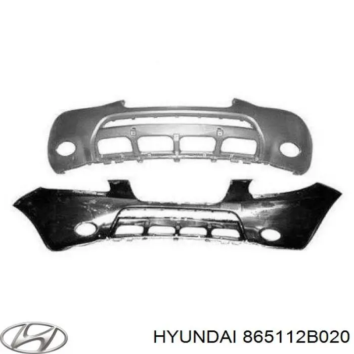 Бампер передний Hyundai/Kia 865112B020