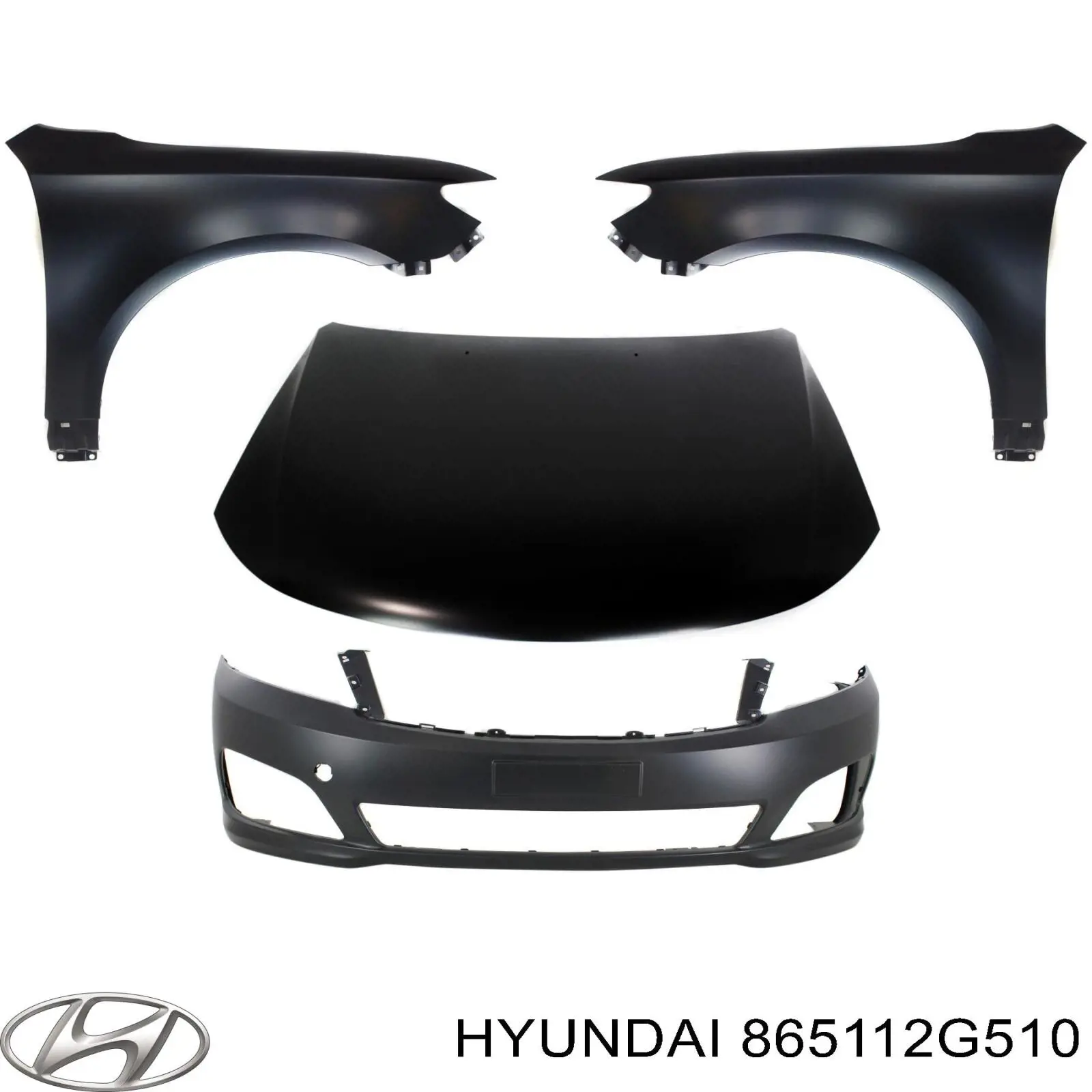 865112G510 Hyundai/Kia передний бампер