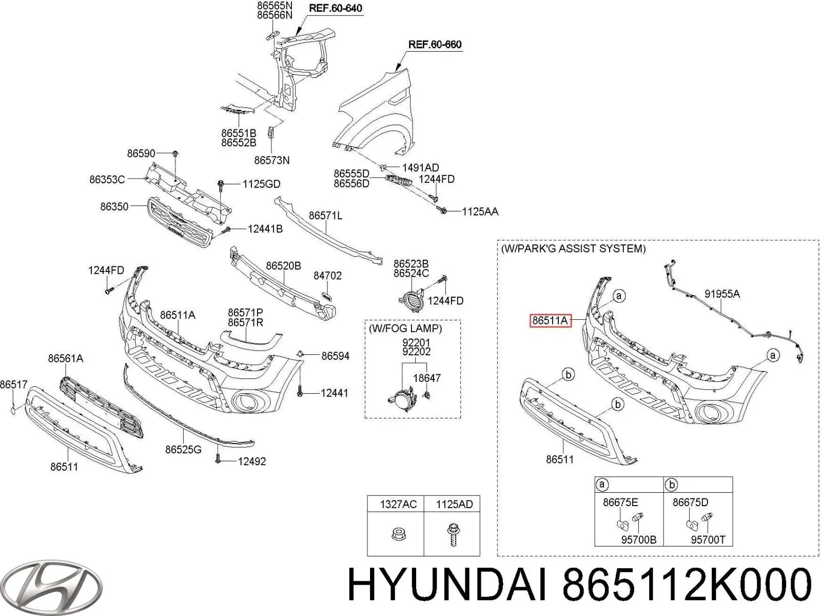 Hyundai kia 86511 4y500