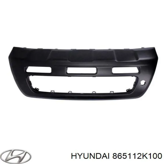 865112K100 Hyundai/Kia накладка бампера переднего