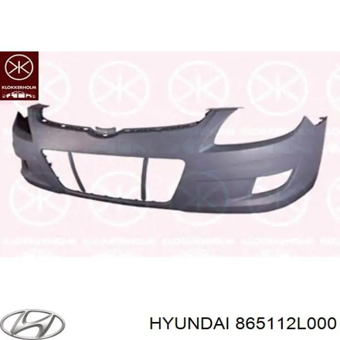 865112L000 Hyundai/Kia pára-choque dianteiro