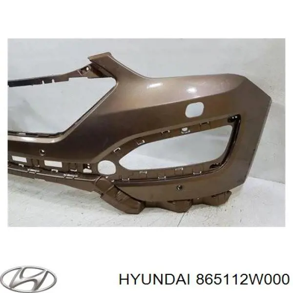 Бампер передний, верхняя часть Hyundai/Kia 865112W000
