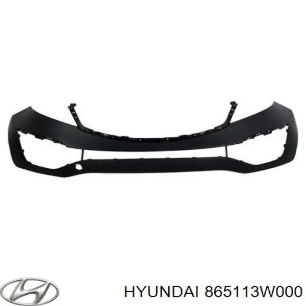 Передний бампер 865113W000 Hyundai/Kia