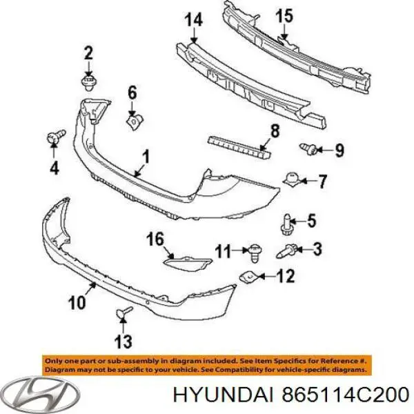  865114C200 Hyundai/Kia