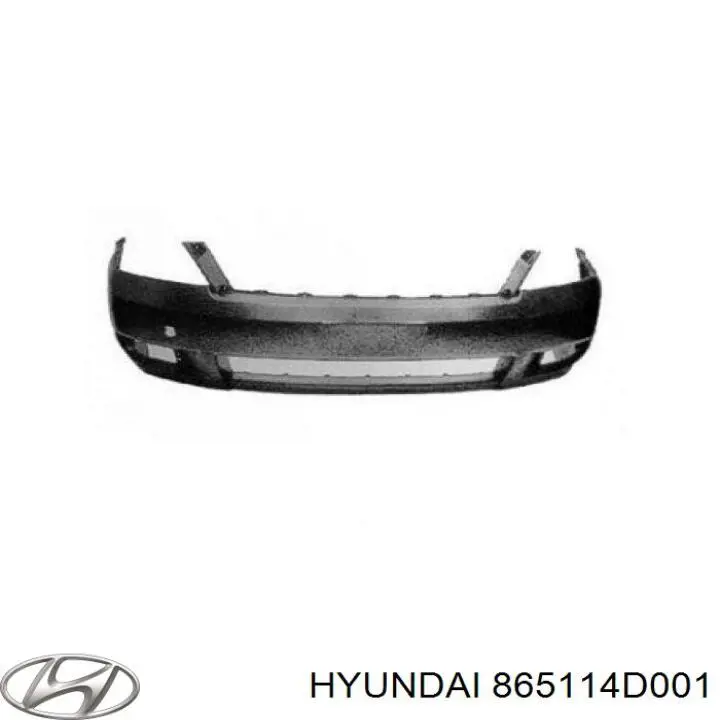 865114D001 Hyundai/Kia передний бампер