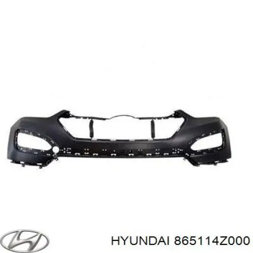 865114Z000 Hyundai/Kia бампер передний, верхняя часть