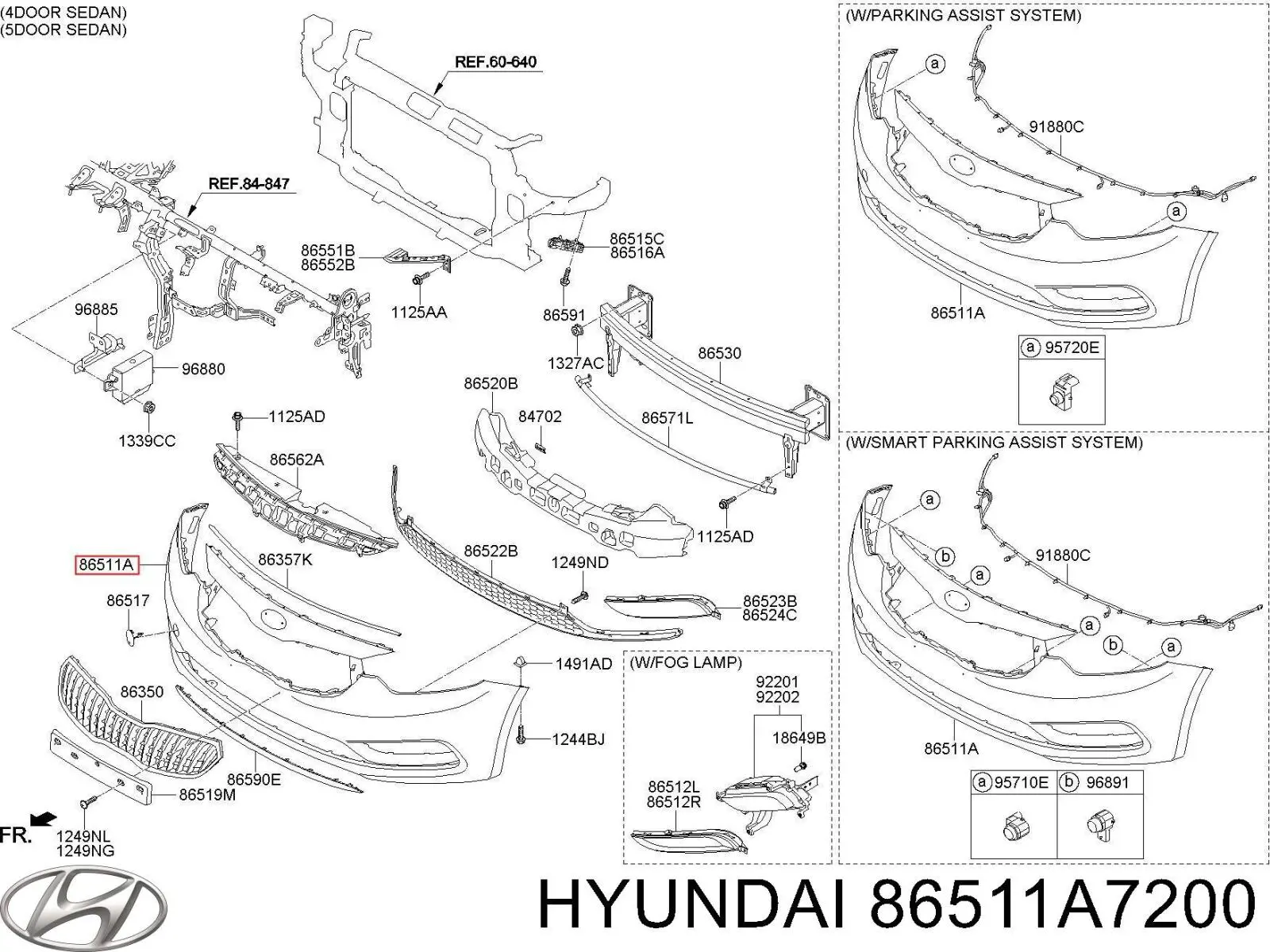 86511A7200 Hyundai/Kia 