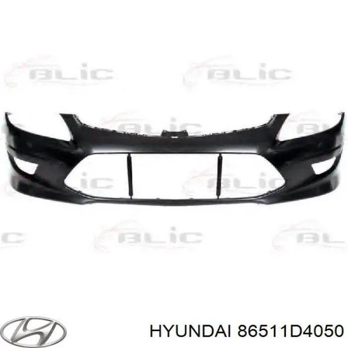86511D4050 Hyundai/Kia Бампер передний в сборе