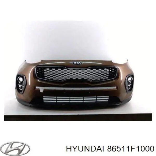 Купить 86511F1000 Hyundai/Kia Буфер (бампер) передний