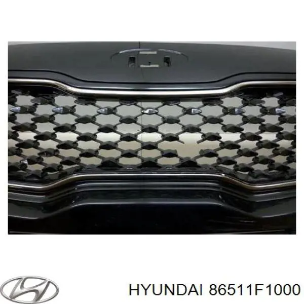 Передний бампер 86511F1000 Hyundai/Kia