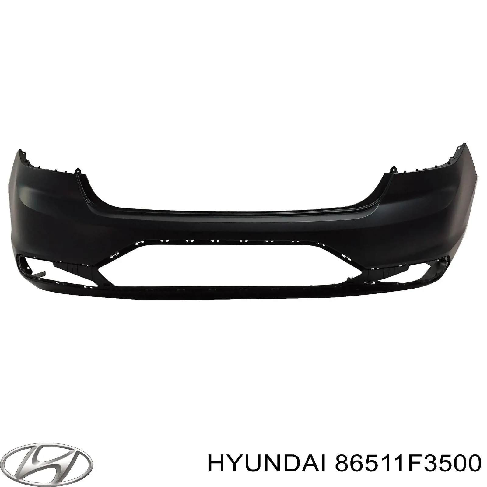 Передний бампер 86511F3500 Hyundai/Kia