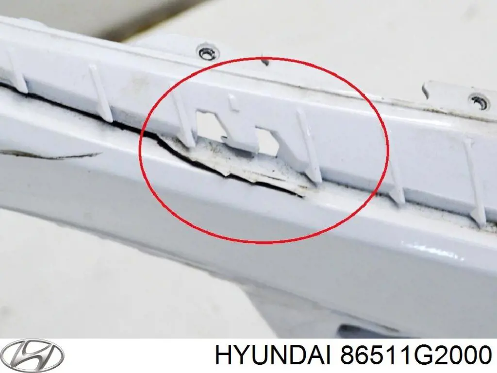 Купить 86511G2000 Hyundai/Kia Буфер (бампер) передний