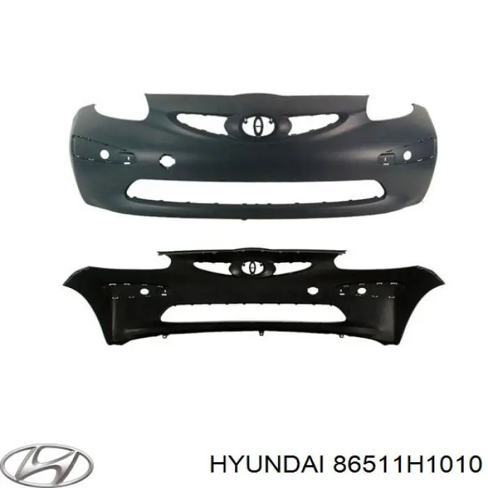  Передний бампер Hyundai Terracan 