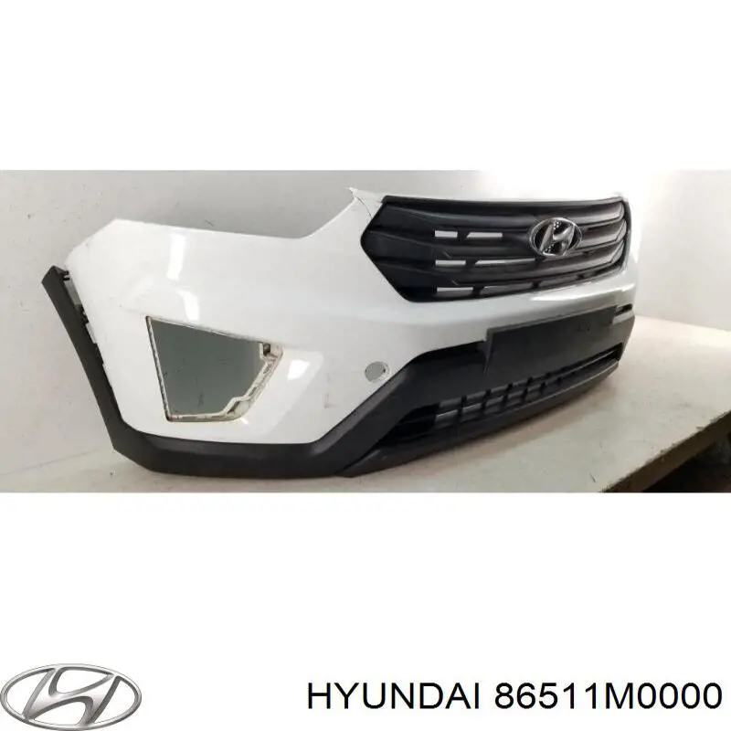 86511M0000 Hyundai/Kia Бампер передний в сборе