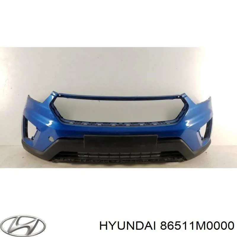 Передний бампер на Hyundai Creta 