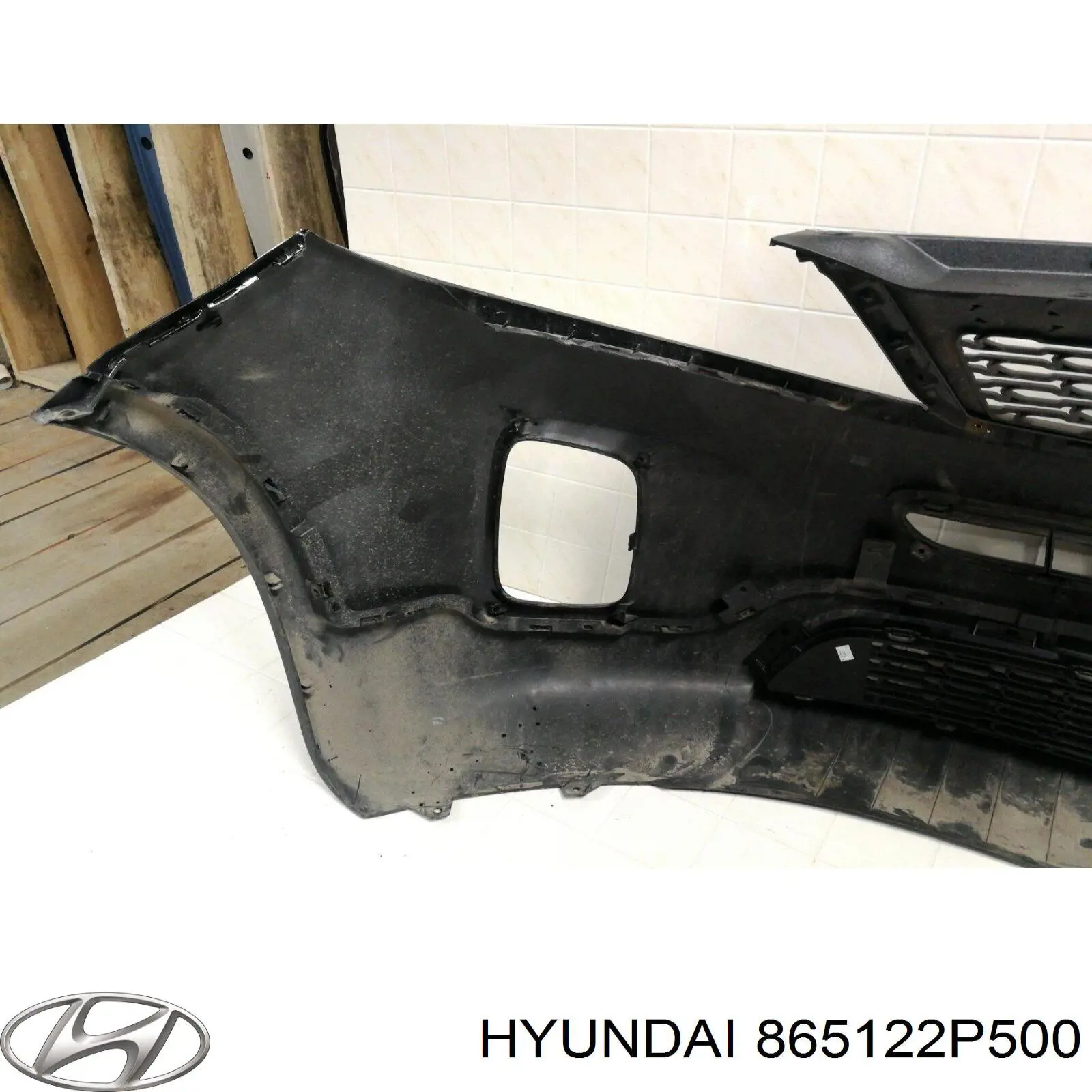 Купить 865122P500 Hyundai/Kia Бампер передний, нижняя часть