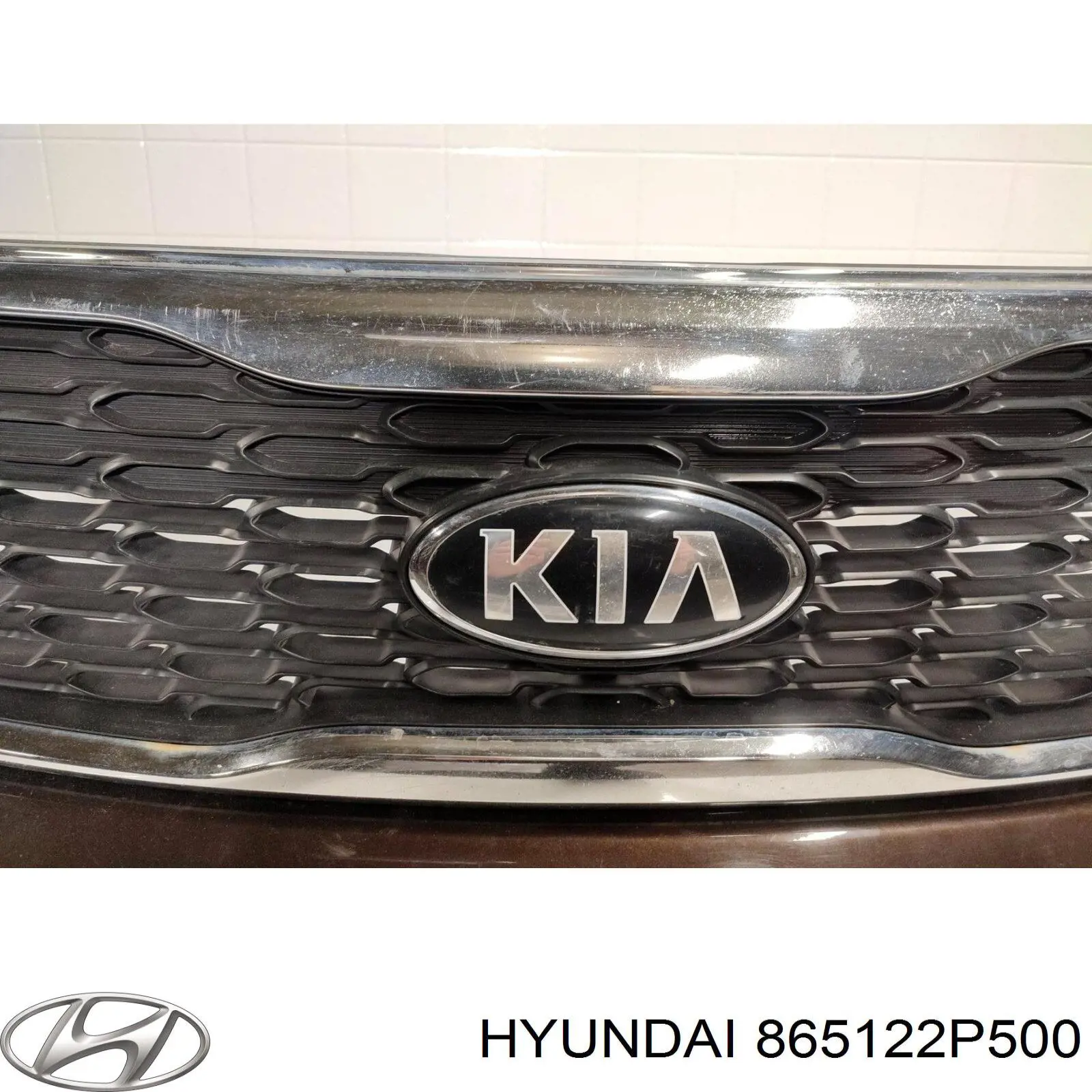 Бампер передний, нижняя часть Hyundai/Kia 865122P500