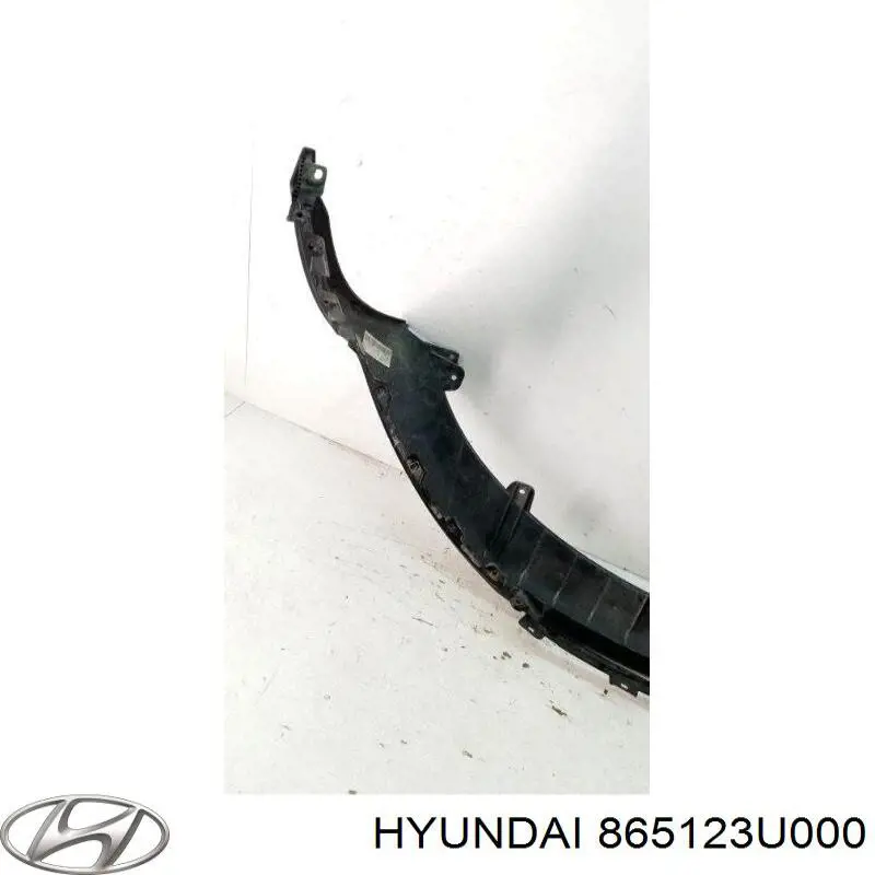 865123U000 Hyundai/Kia бампер передний, нижняя часть