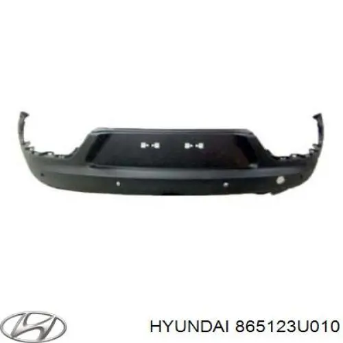 Бампер передний, нижняя часть 865123U010 Hyundai/Kia