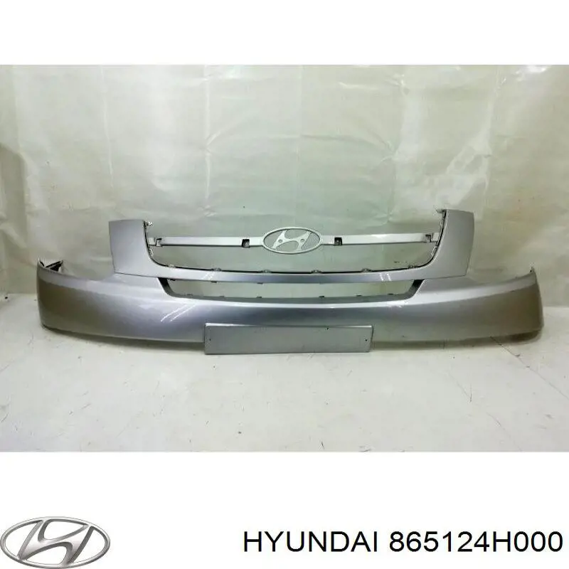865124H000 Hyundai/Kia Бампер передний, верхняя часть
