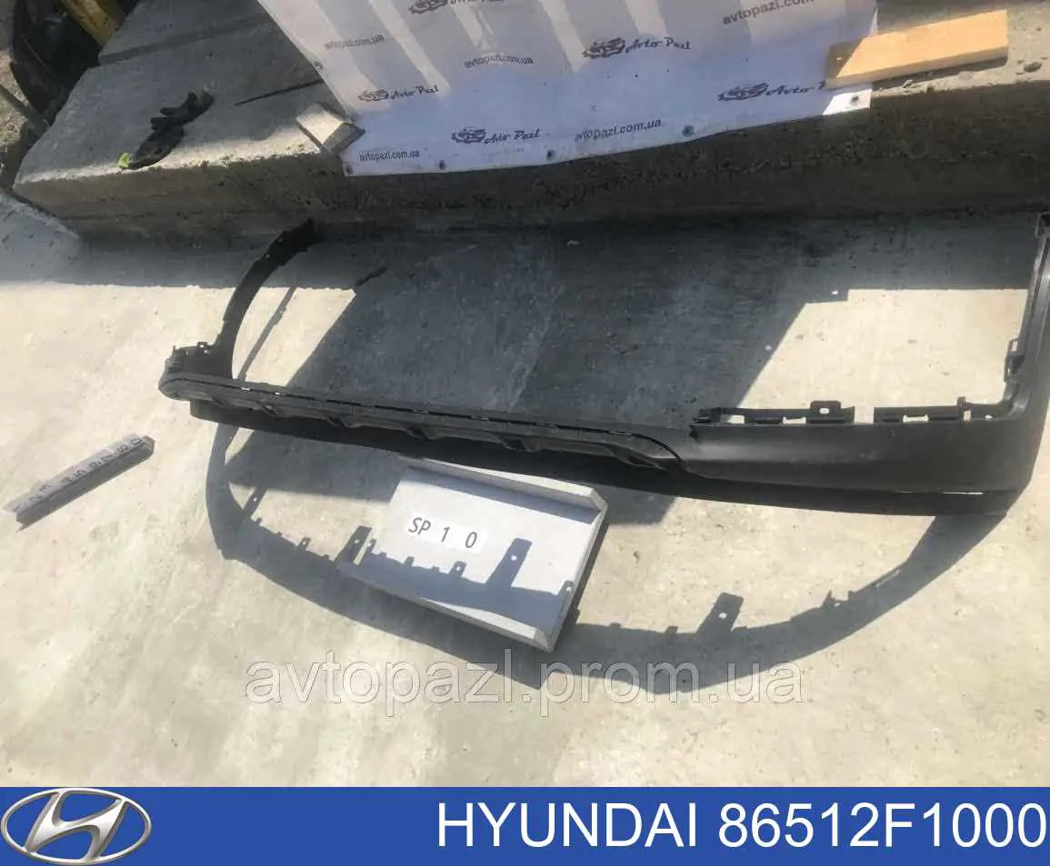 86512F1000 Hyundai/Kia spoiler do pára-choque dianteiro