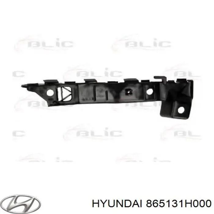 Кронштейн бампера переднего внешний левый Hyundai/Kia 865131H000