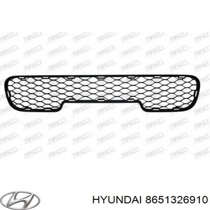 8651326910 Hyundai/Kia решетка бампера переднего центральная