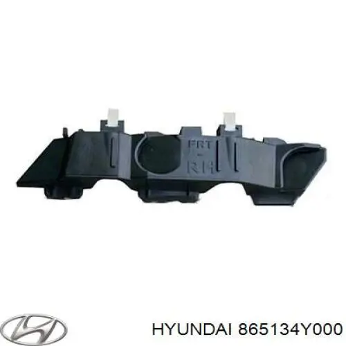 Кронштейн бампера переднего левый Hyundai/Kia 865134Y000