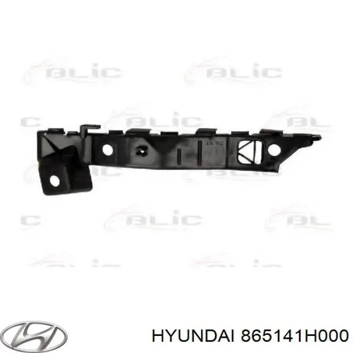 Кронштейн бампера переднего внешний правый Hyundai/Kia 865141H000