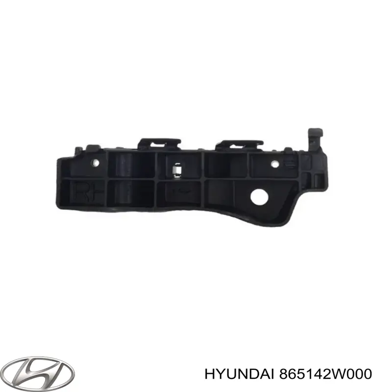Кронштейн бампера переднего внешний правый Hyundai/Kia 865142W000