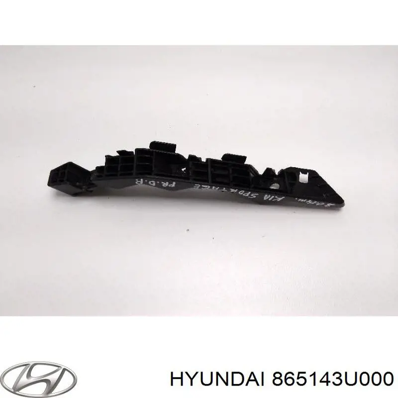 865143U000 Hyundai/Kia consola do pára-choque dianteiro direito