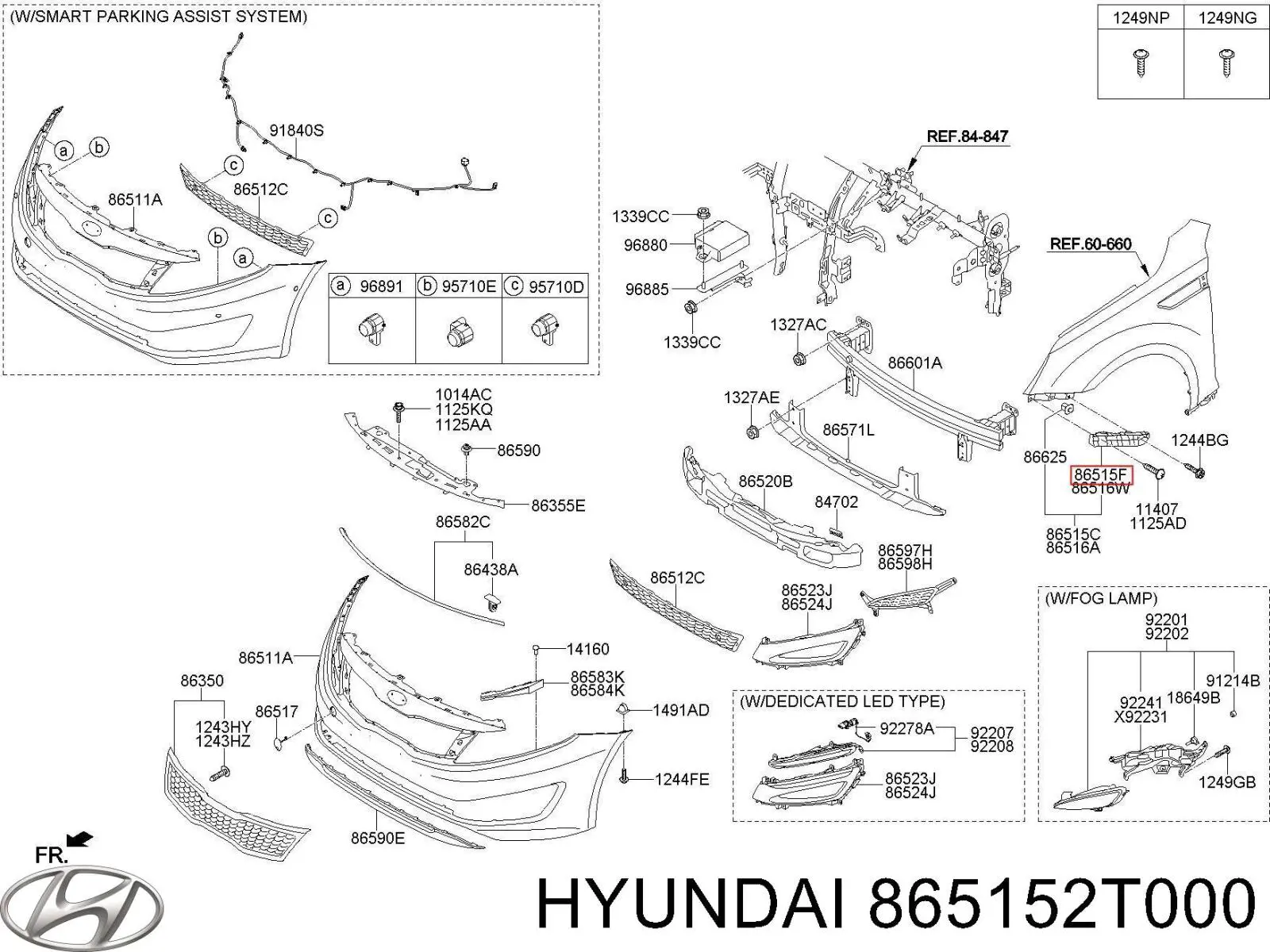  865152T000 Hyundai/Kia