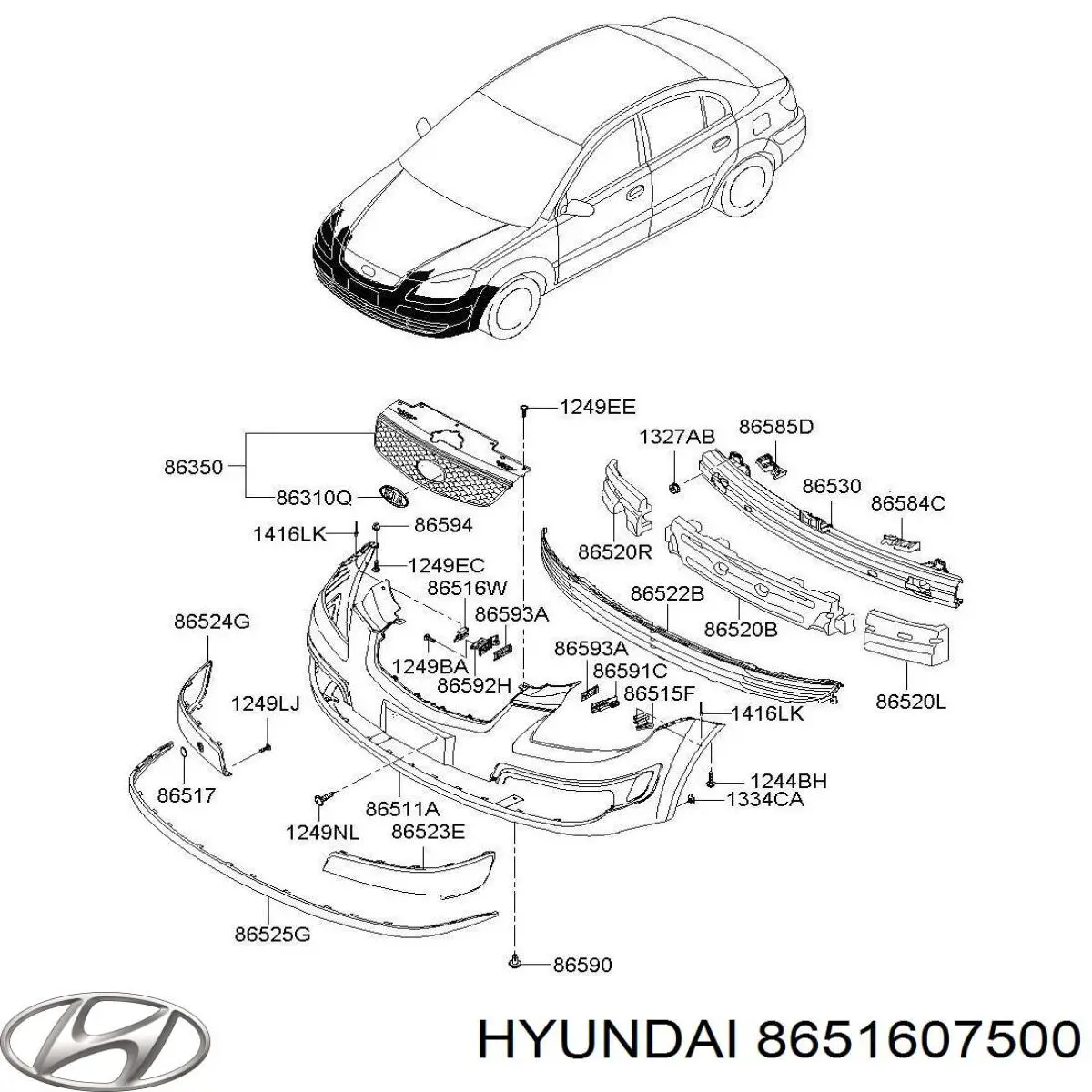 8651607500 Hyundai/Kia 