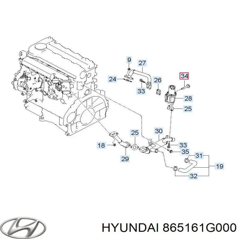 Правое крепление переднего бампера Hyundai/Kia 865161G000 цена, от 7.03 USD