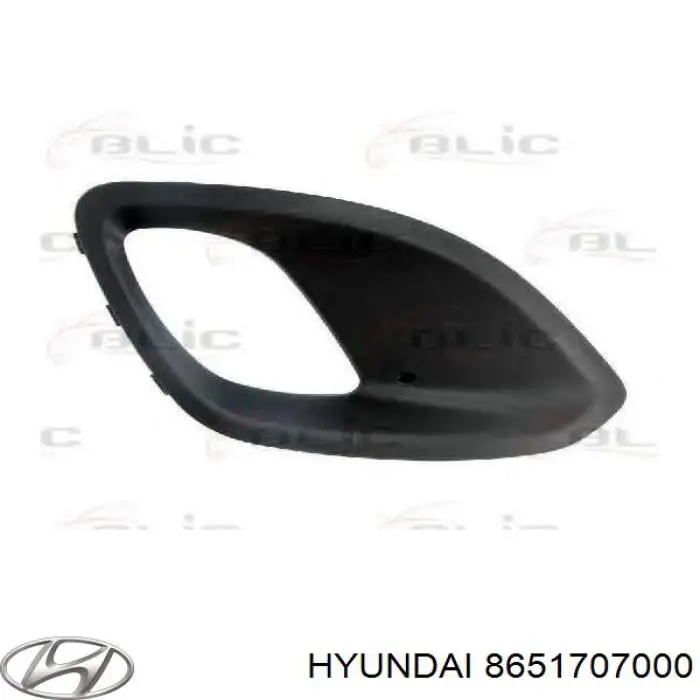 Правое крепление переднего бампера Hyundai/Kia 8651707000 цена, от 3.93 USD