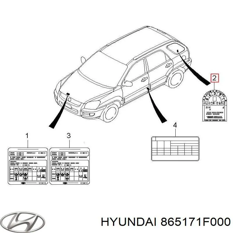 865171F000 Hyundai/Kia 