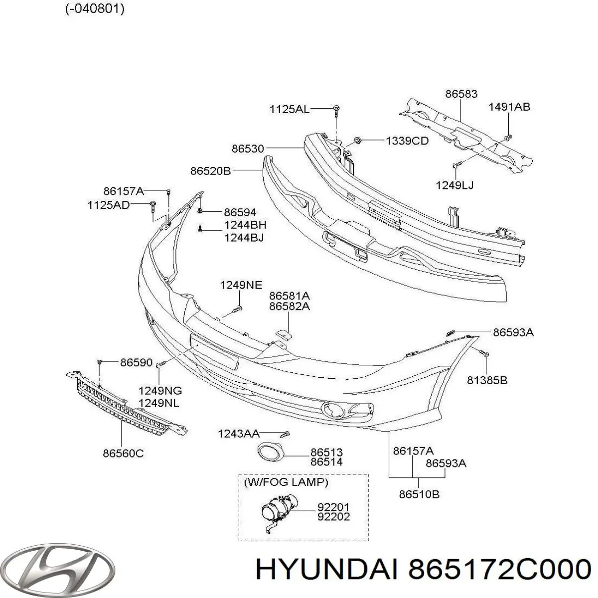 Купить 865172C000 Hyundai/Kia 