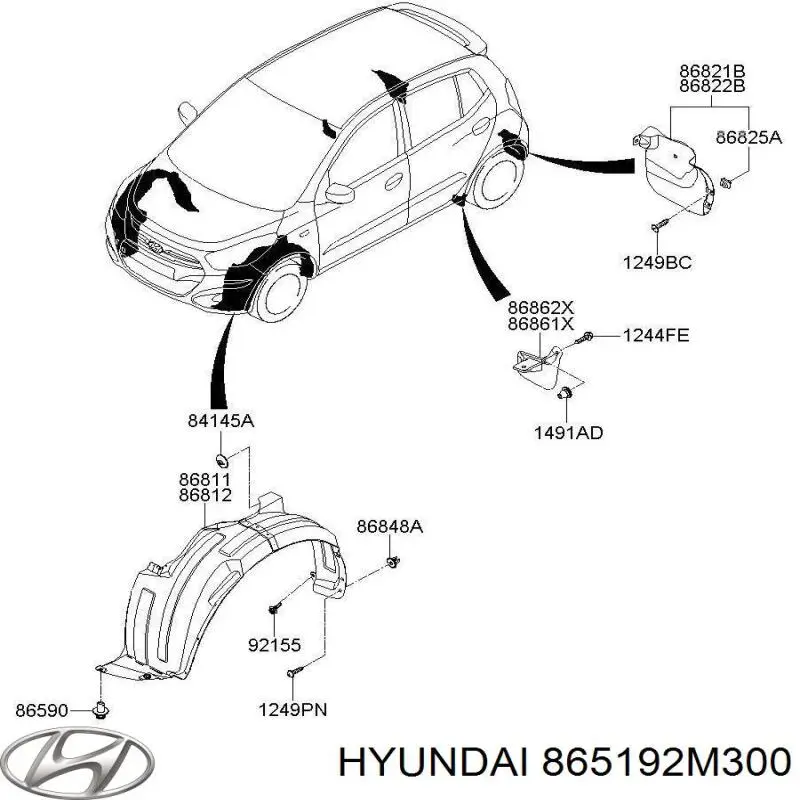 865192M300 Hyundai/Kia 