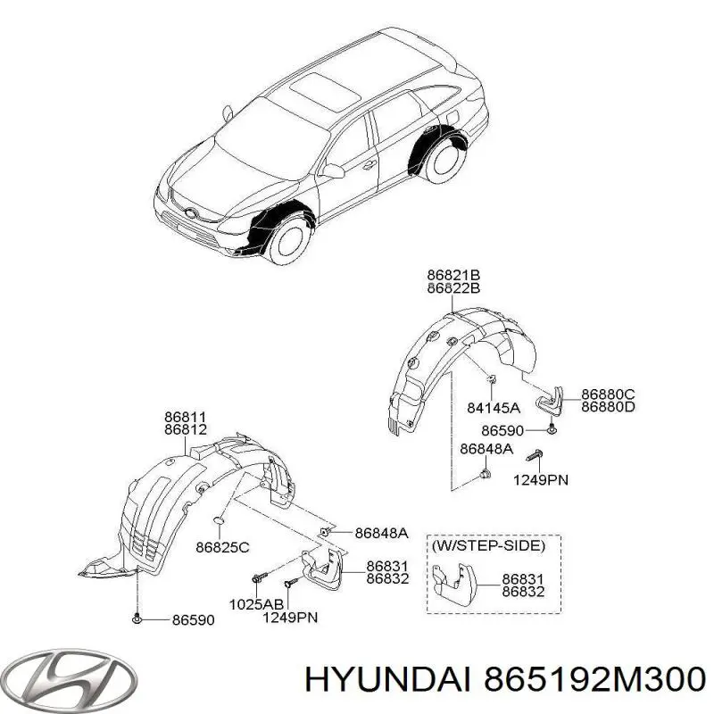 Купить 865192M300 Hyundai/Kia 