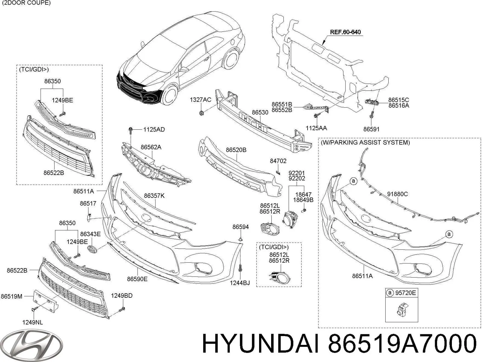 Купить 86519A7000 Hyundai/Kia 