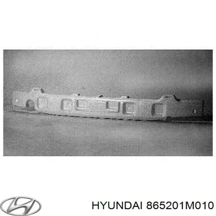 865201M010 Hyundai/Kia absorvedor (enchido do pára-choque dianteiro)