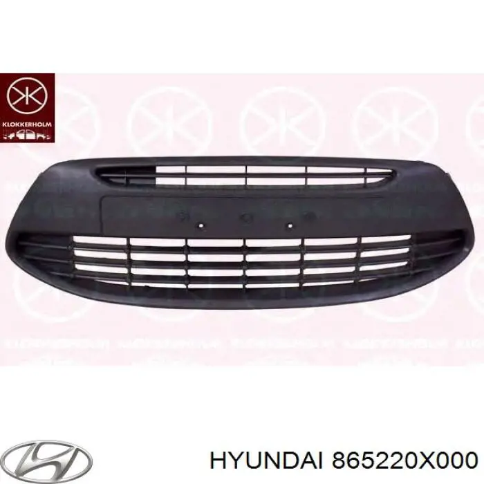 Решетка бампера на Hyundai I10 PA