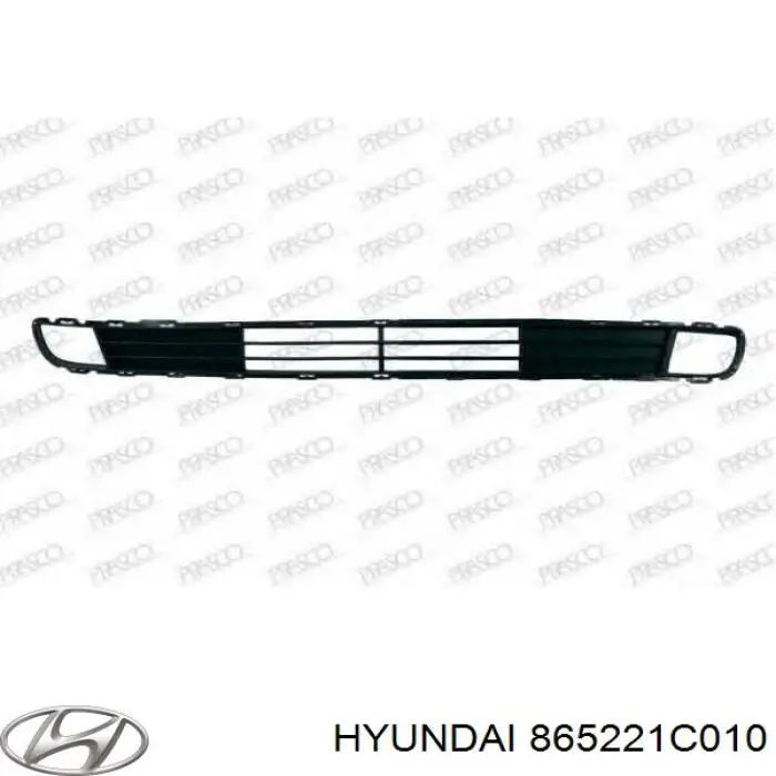 Решетка бампера переднего центральная 865221C010 Hyundai/Kia