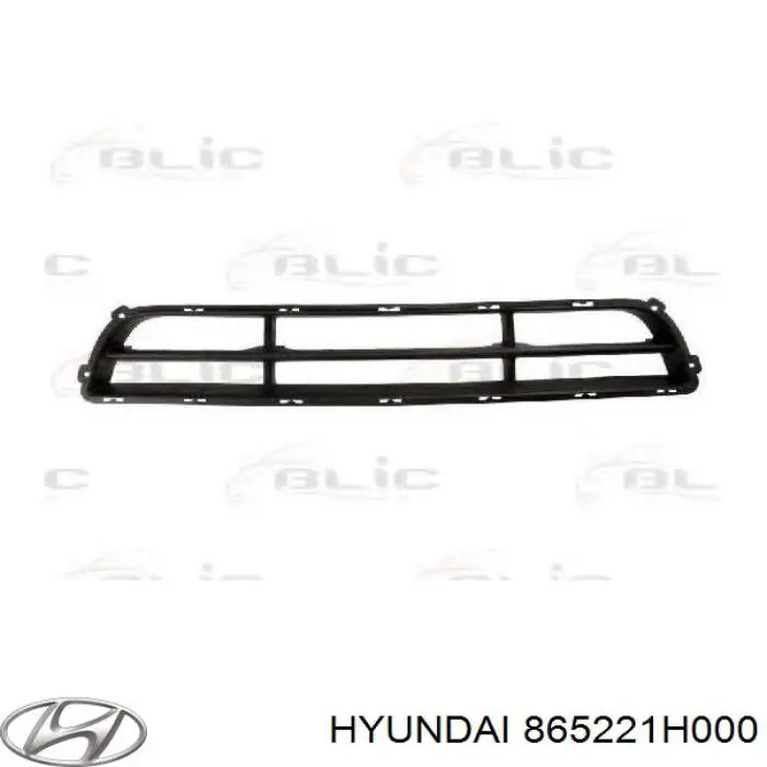 Решетка бампера переднего внутренняя часть Hyundai/Kia 865221H000