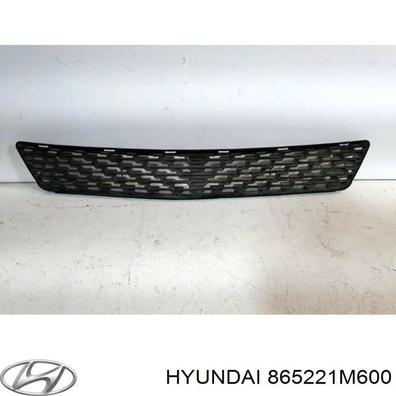 865221M600 Hyundai/Kia grelha central do pára-choque dianteiro