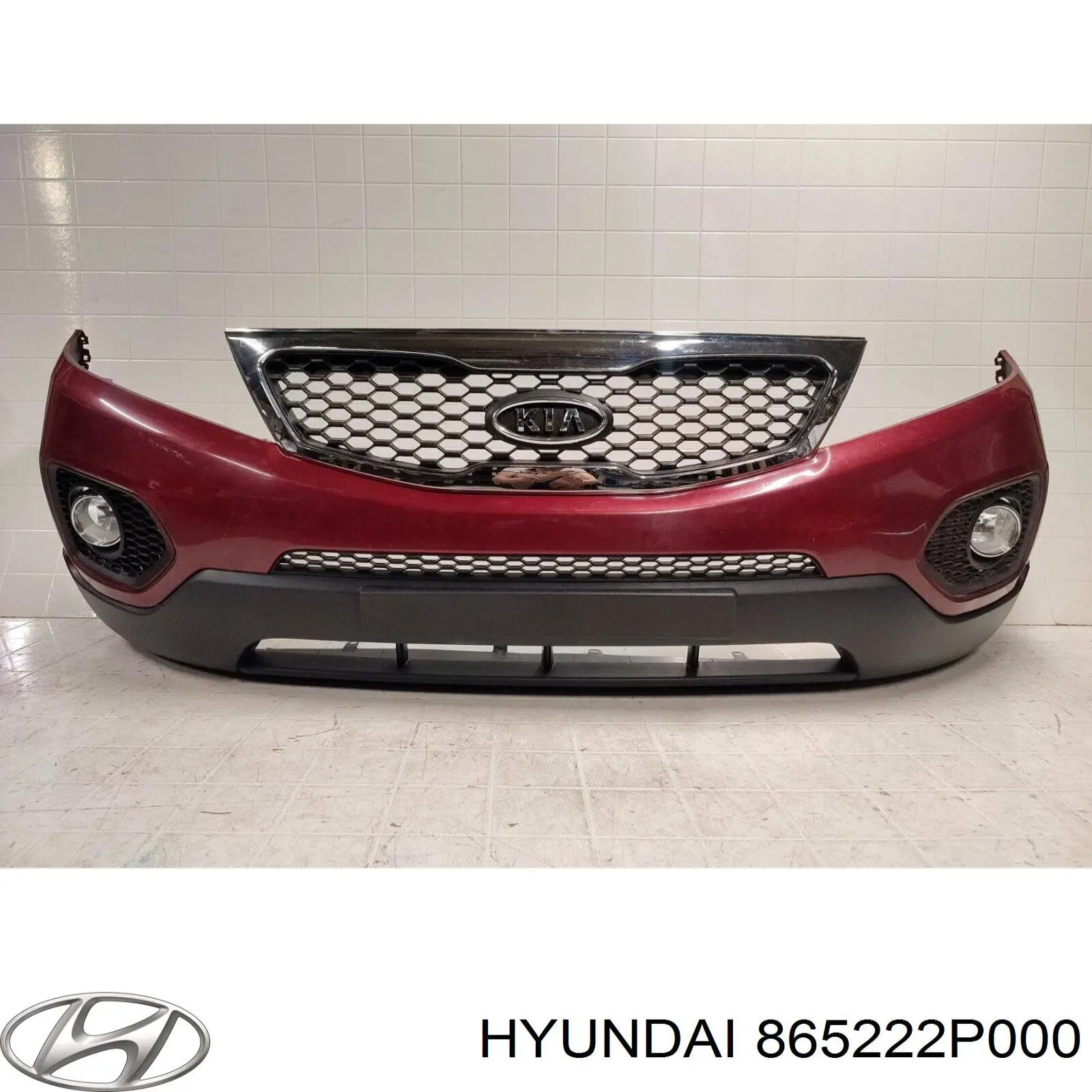 Решетка бампера переднего Hyundai/Kia 865222P000